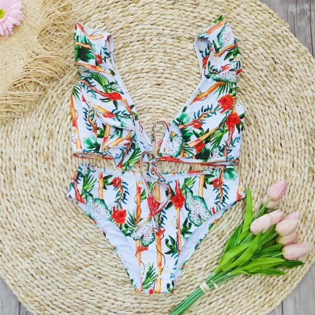 2019 Swimwear Women High Waist Bikini