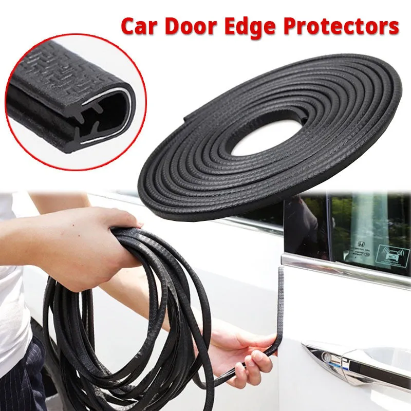 32ft Car Door Edge Protectors Automotive Door Guard Strip Molding Trim - Red