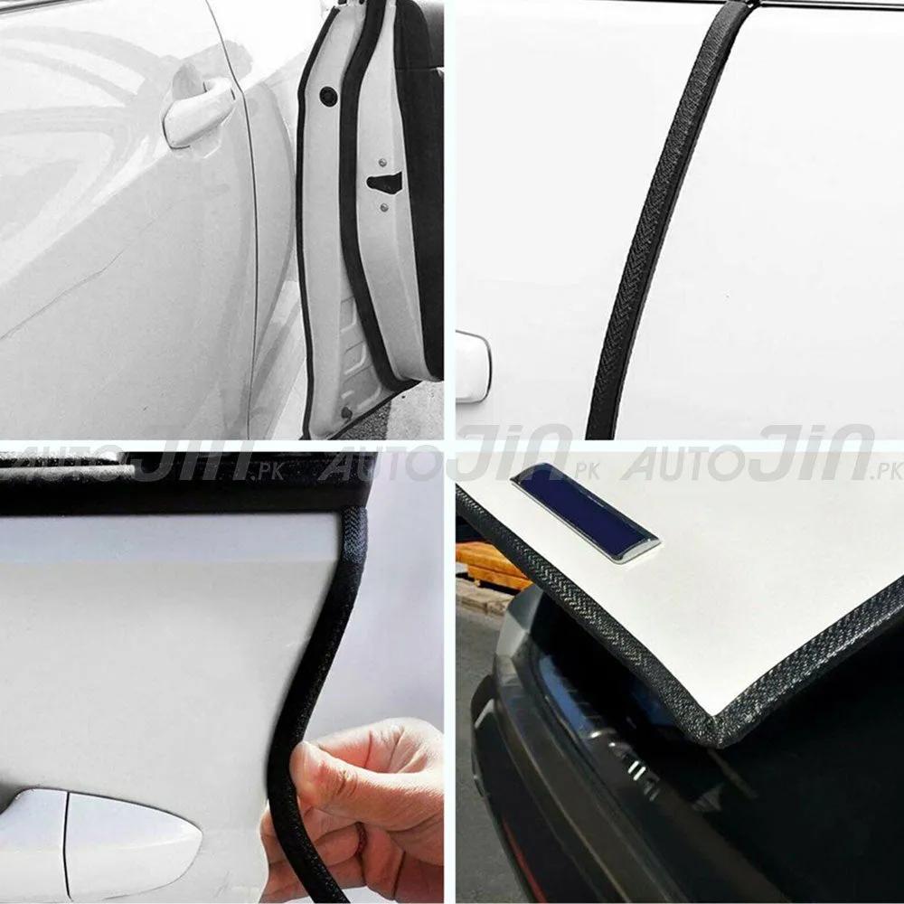 5M Universal Car Door Edge Guards Strip - White