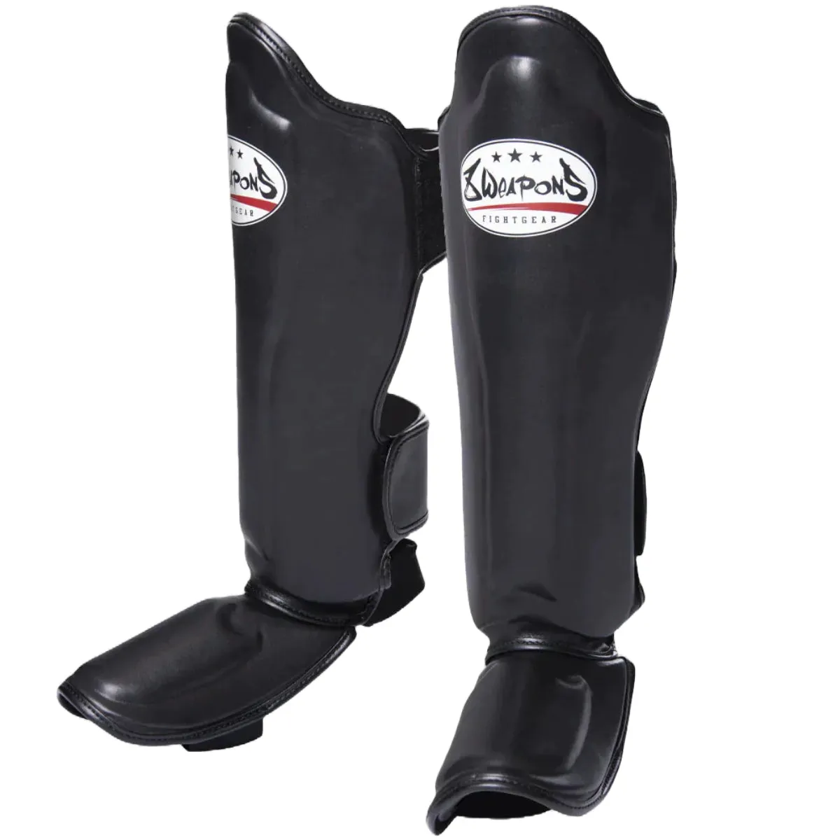 8 Weapons Classic Shin Guards Black