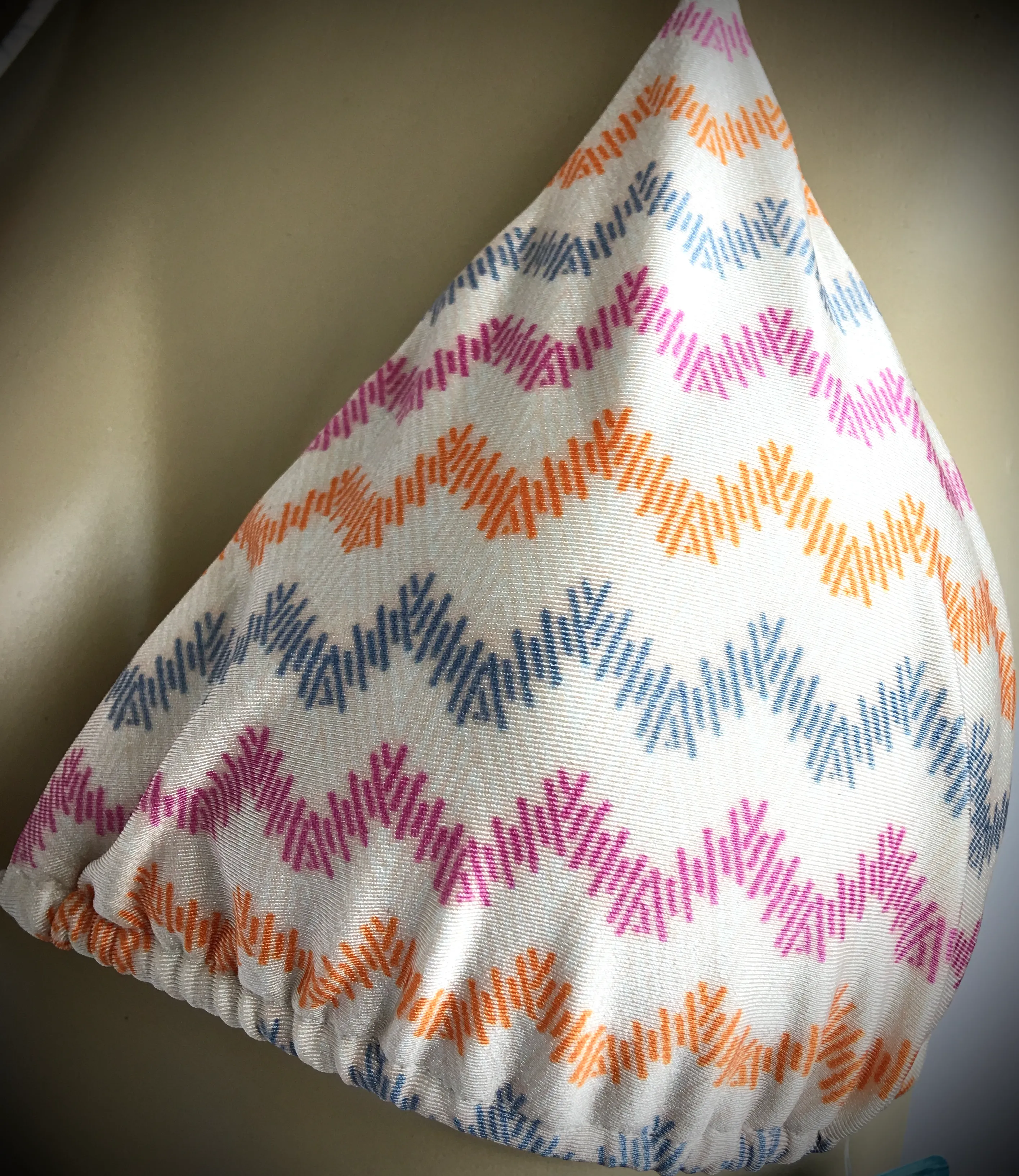 Alga Marinha Deco Zig Zag Stripes Triangle String Bikini