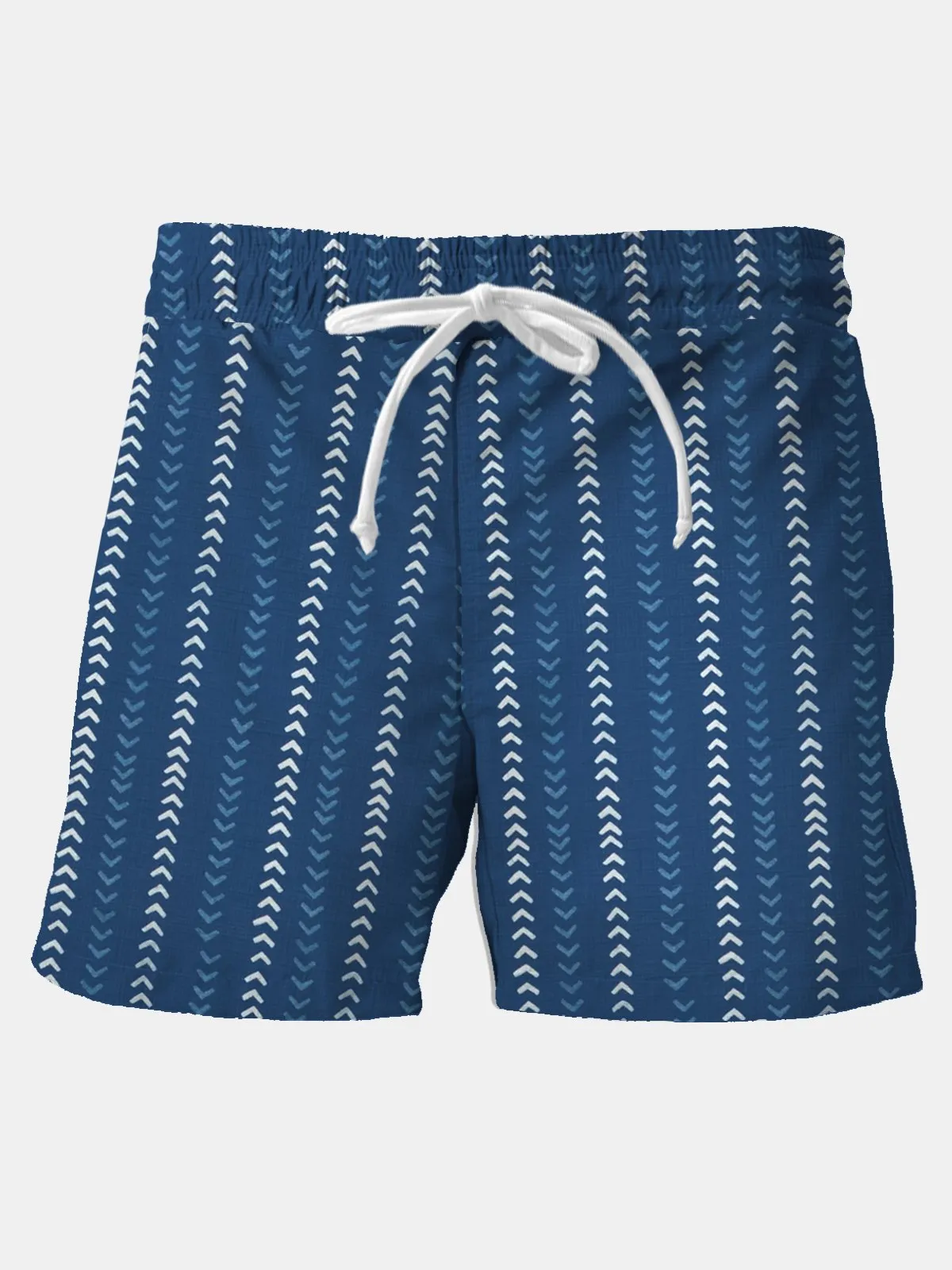 Alohadaddy Casual Art Arrow Stripes Men's Hawaii Breathable quick Dry Casual Shorts Swim Trunks