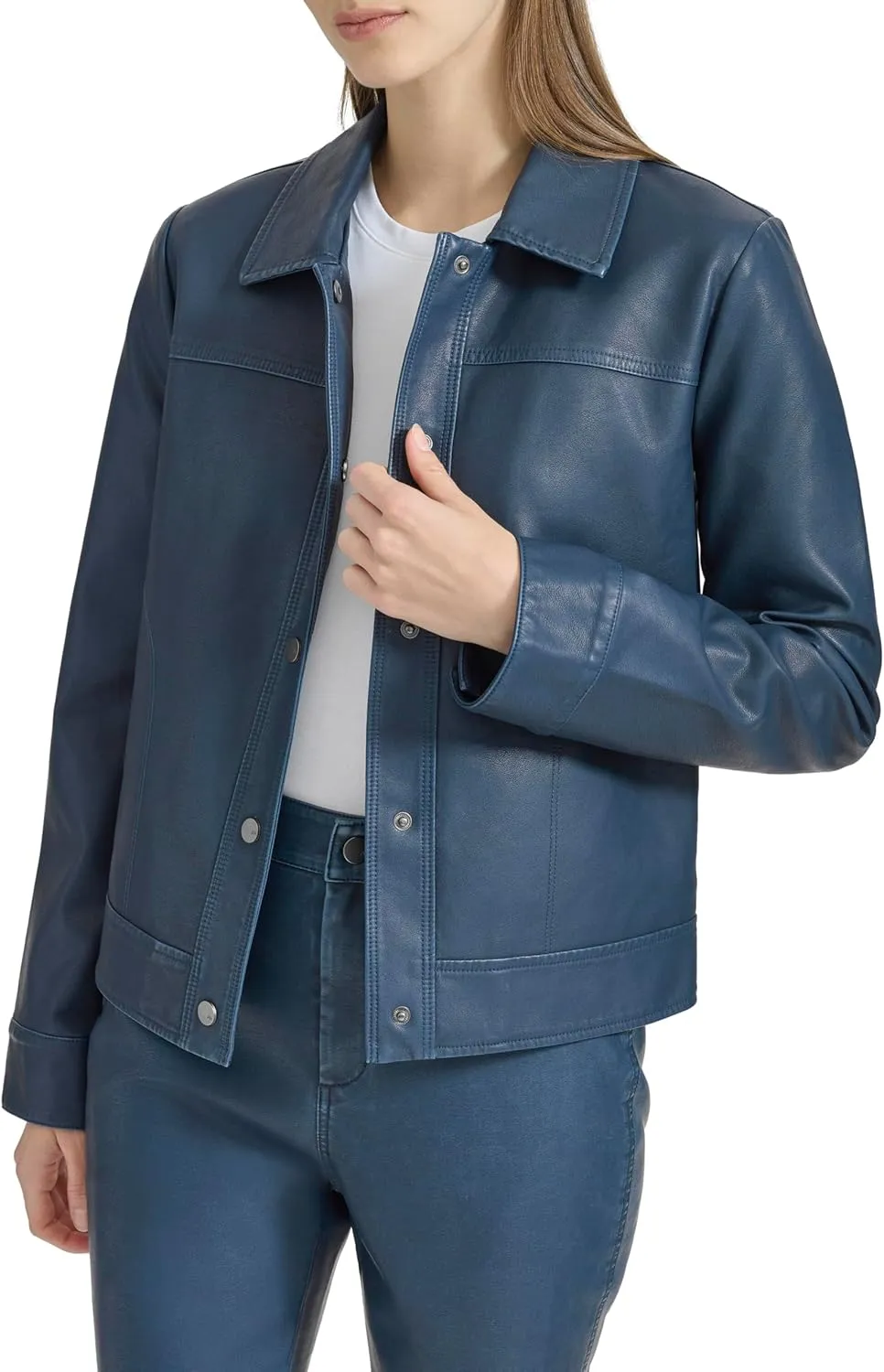 Andrew Marc Women's Faux Leather Jacket
