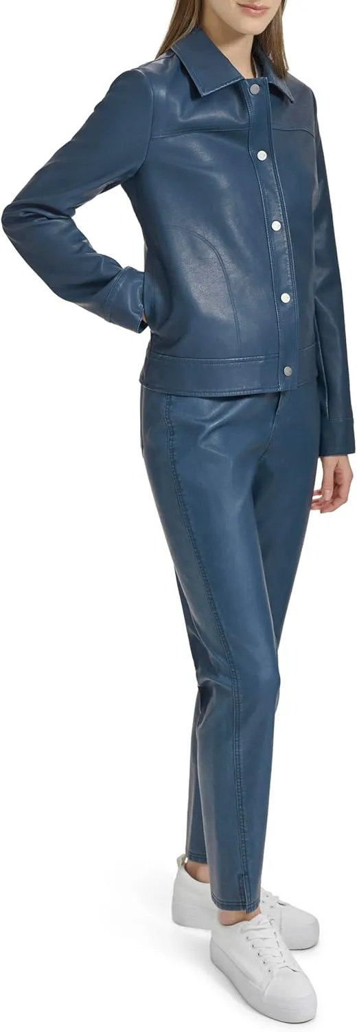 Andrew Marc Women's Faux Leather Jacket