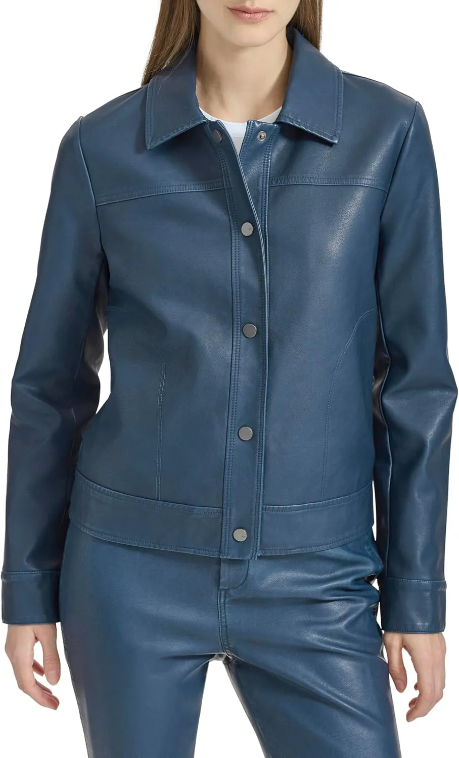 Andrew Marc Women's Faux Leather Jacket