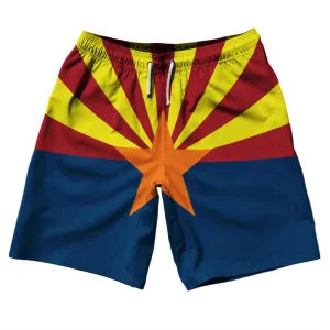 Arizona US State Flag 10" Swim Shorts Made in USA