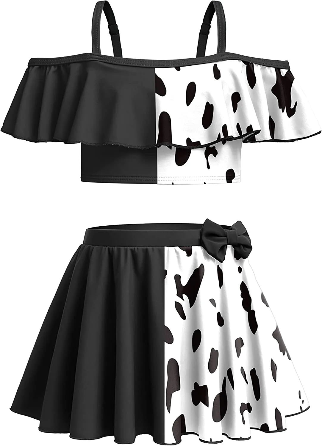 Arshiner Girls 3 Pieces Swimsuit Floral Bikini Bathing Suit