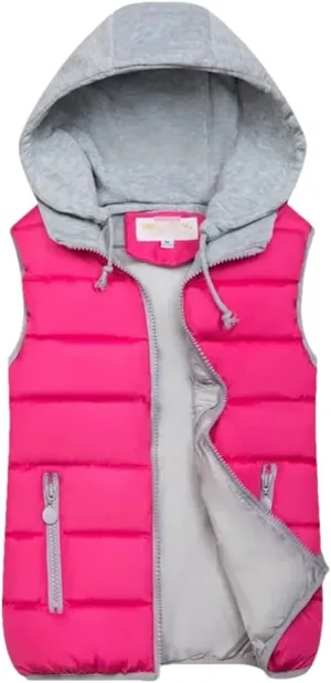 Autumn And Winter Korean Style Slim Down Waistcoat Women's Hooded Sleeveless Padded Jackets Ladies Cotton Vest