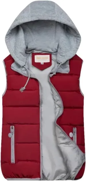 Autumn And Winter Korean Style Slim Down Waistcoat Women's Hooded Sleeveless Padded Jackets Ladies Cotton Vest
