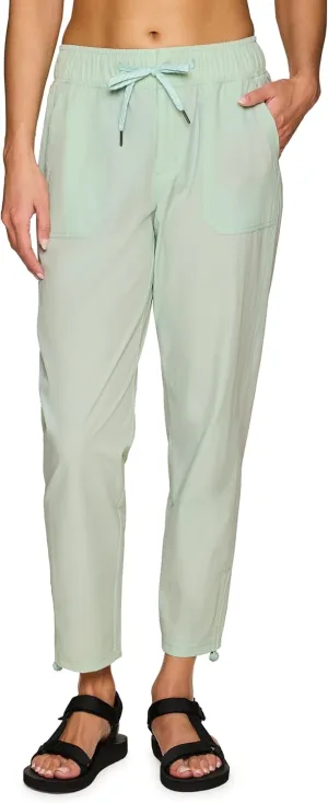 Avalanche Women's Woven Ankle Pant Breathable Quick Drying Outdoors Hiking Pant with Pockets