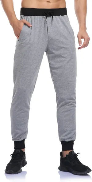 Aymnlox Mens Fall Casual Pants Drawstring Elastic Waist Tapered Chino Trousers Slim Fit Fashion Streewear Joggers with Pocket