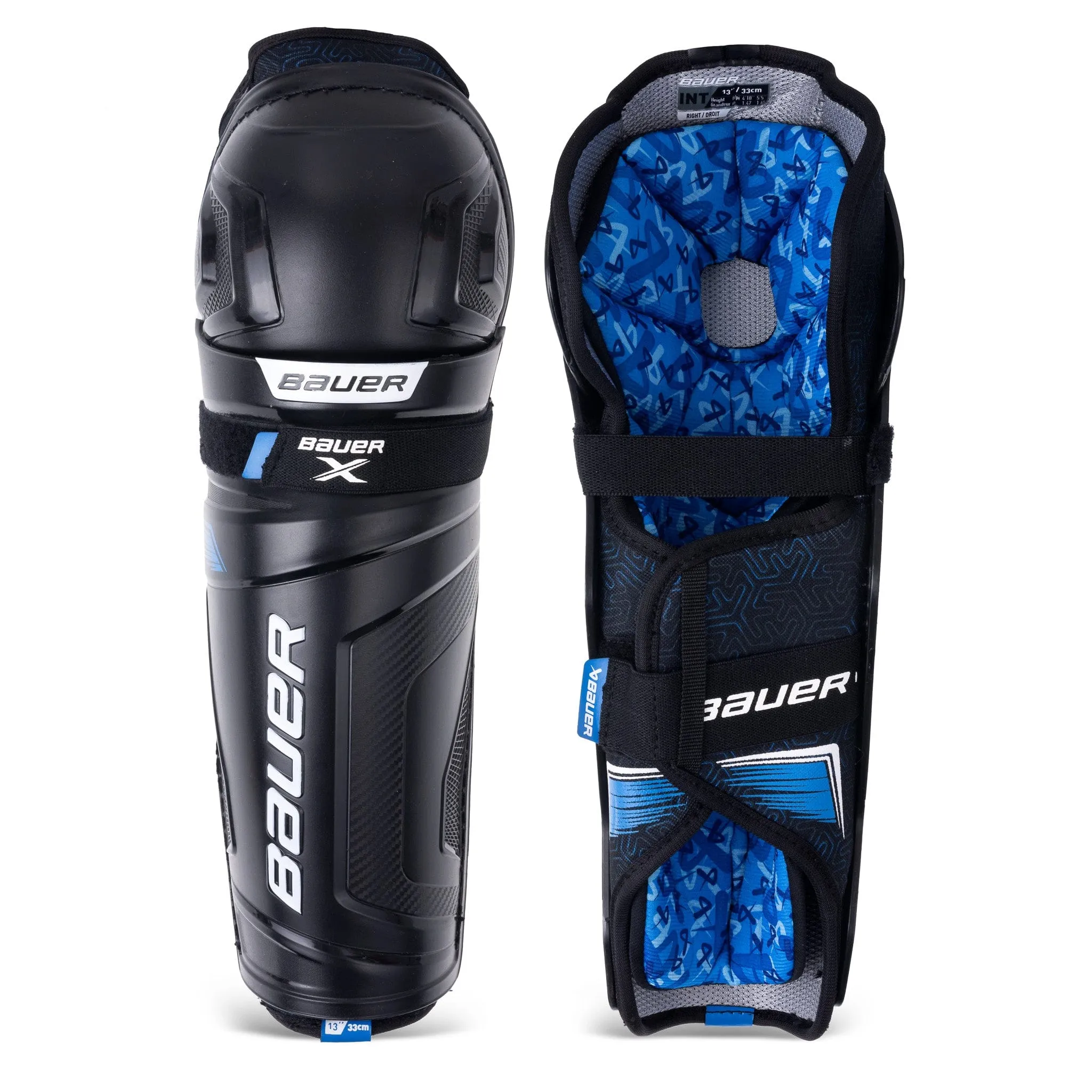 Bauer X Series Intermediate Hockey Shin Guards - (2024)