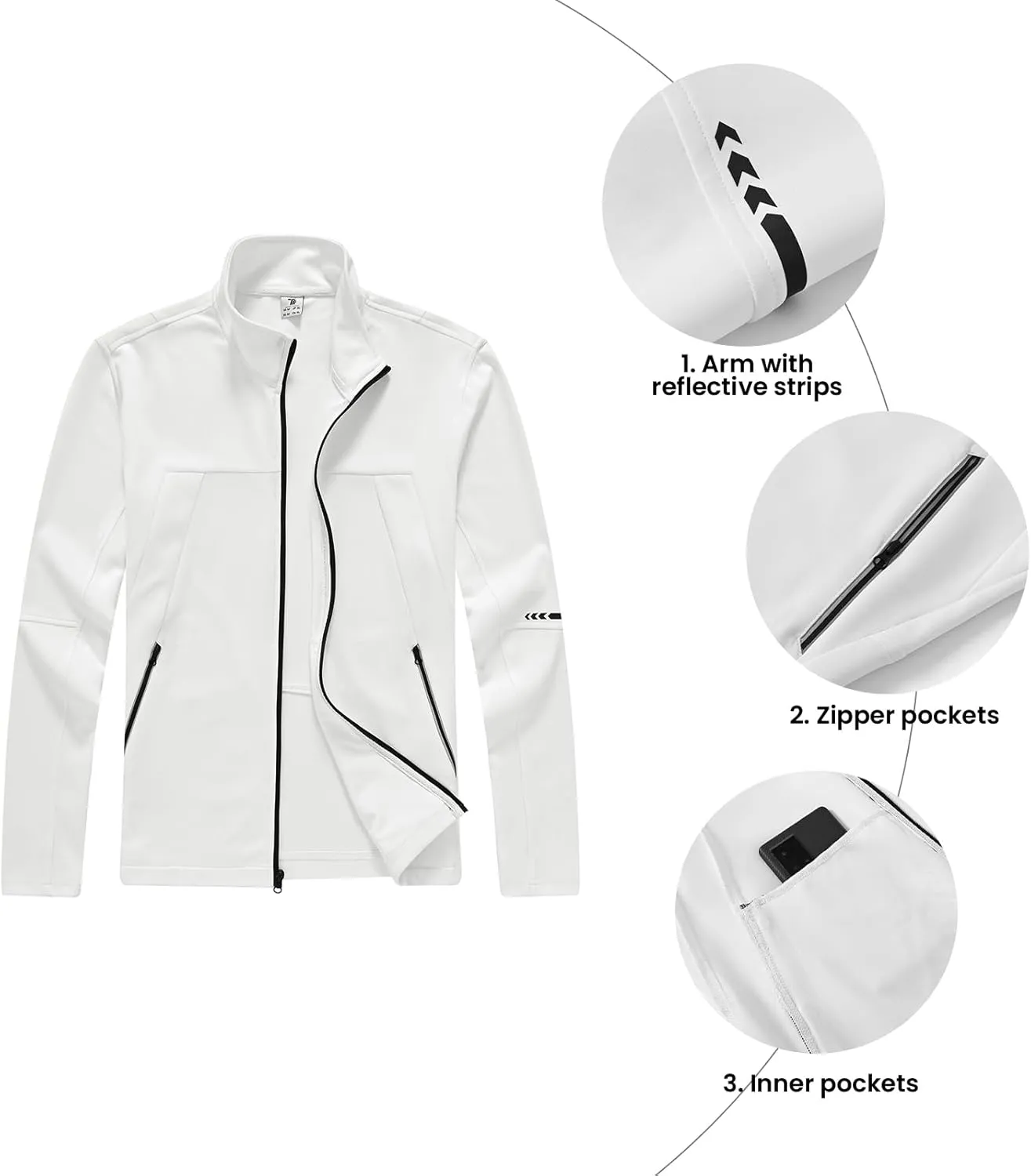 BGOWATU Men's Tracksuits 2 Piece Running Sports Sweatsuits For Men Full Zip Athletic Jackets and Pants Outfits