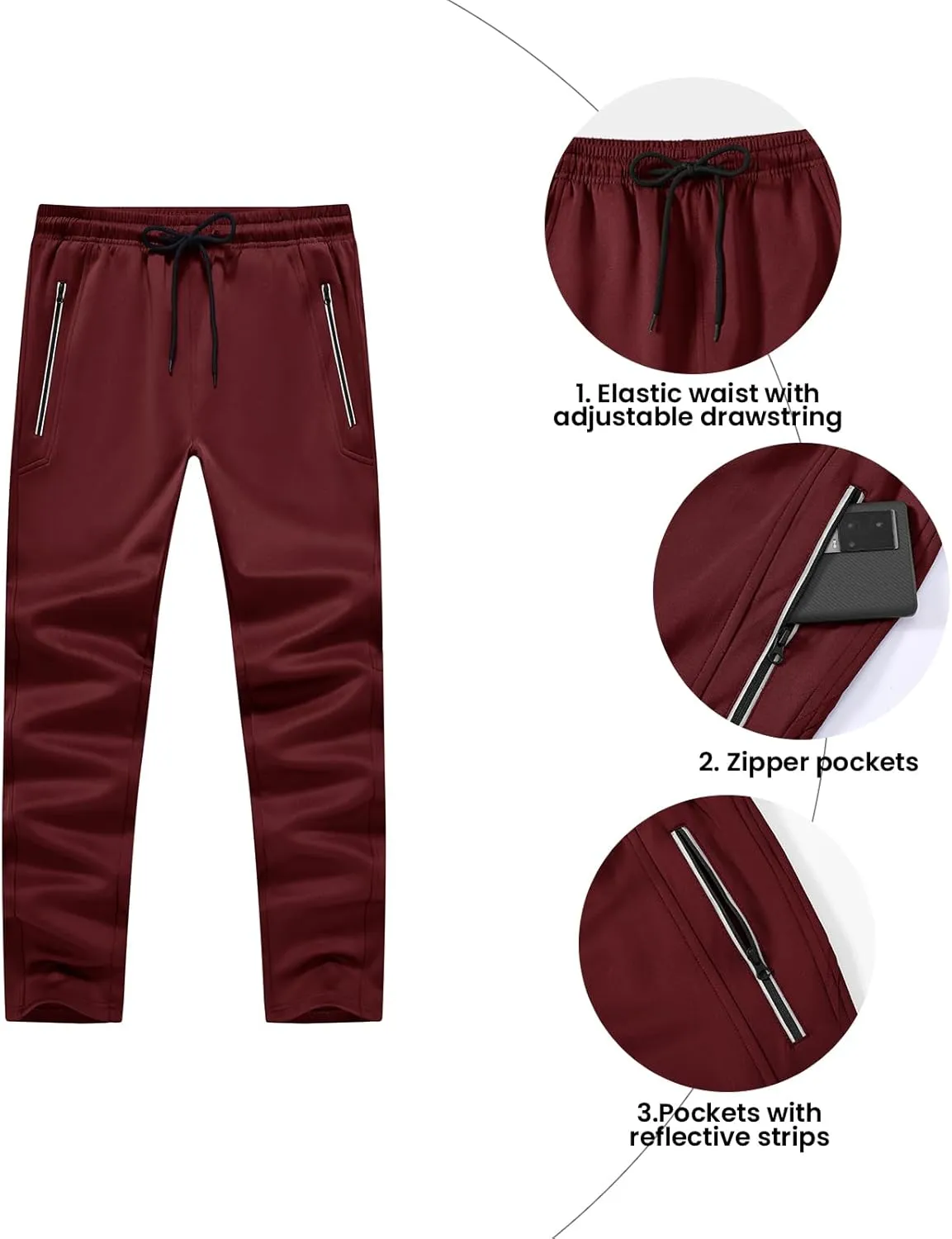 BGOWATU Men's Tracksuits 2 Piece Running Sports Sweatsuits For Men Full Zip Athletic Jackets and Pants Outfits