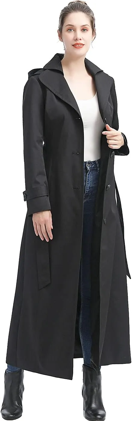 BGSD Women Katie Waterproof Hooded Trench Coat - Regular & Plus Size