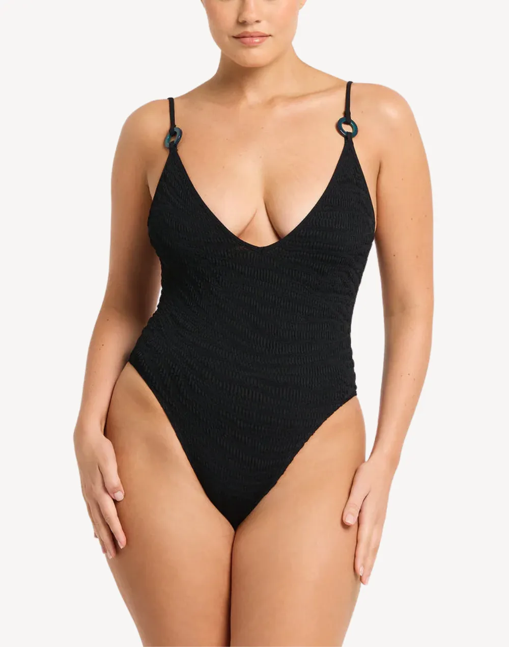 Black Tiger Ring Elena 2.0 One Piece Swimsuit