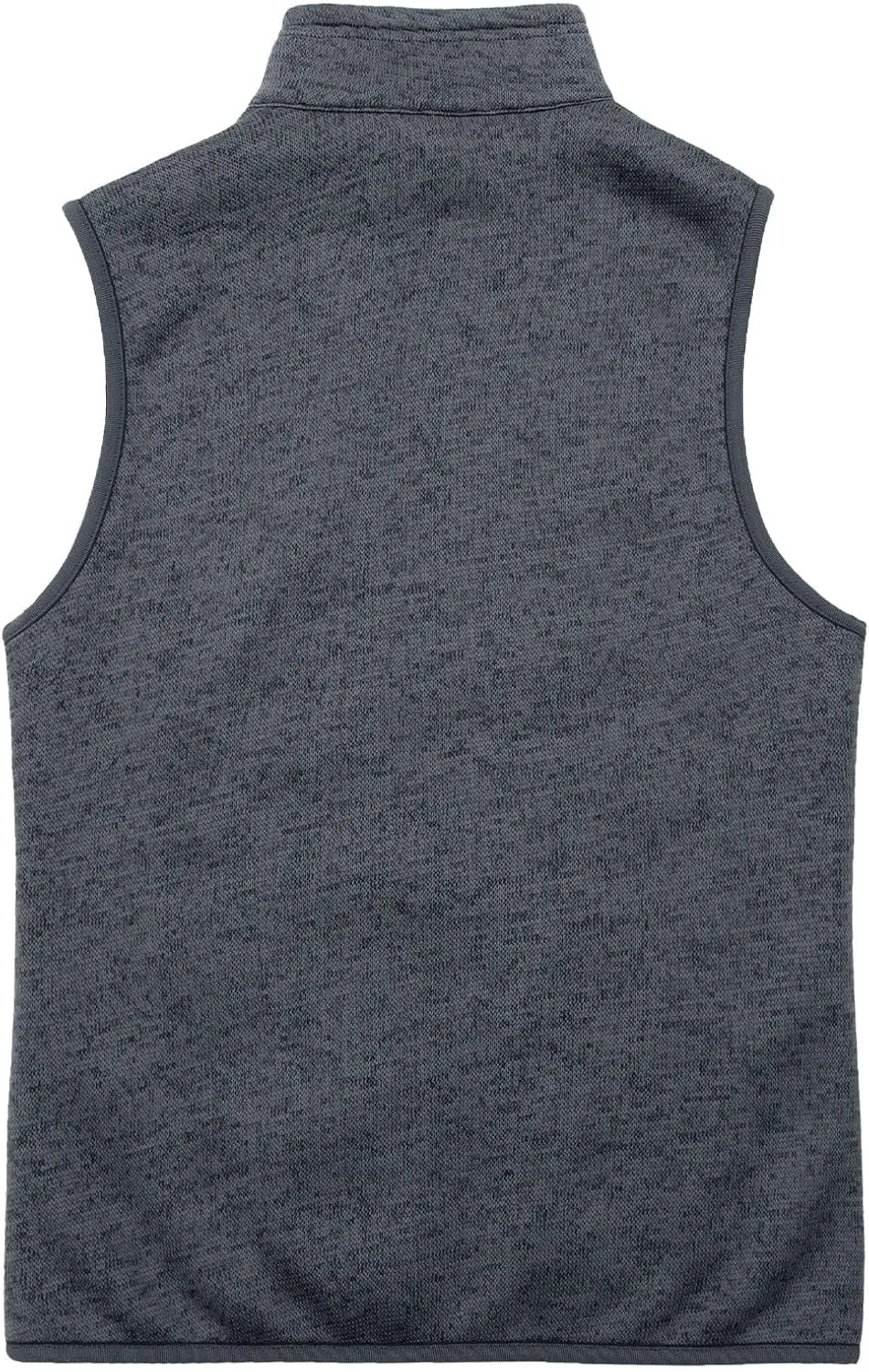 Bonnorth Women's Zip Up Sweater Fleece Vest, Sherpa Lined Windproof Warm Vest with Pocket