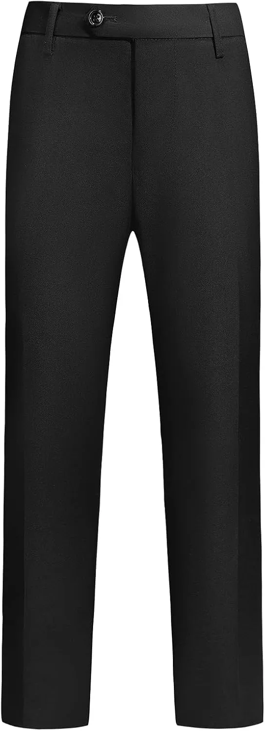 Boys Suit Slim Fit Tuxedo Suit for Kids 3 Piece Blazer Jackets Suit for Boy Ring Bearer Outfit