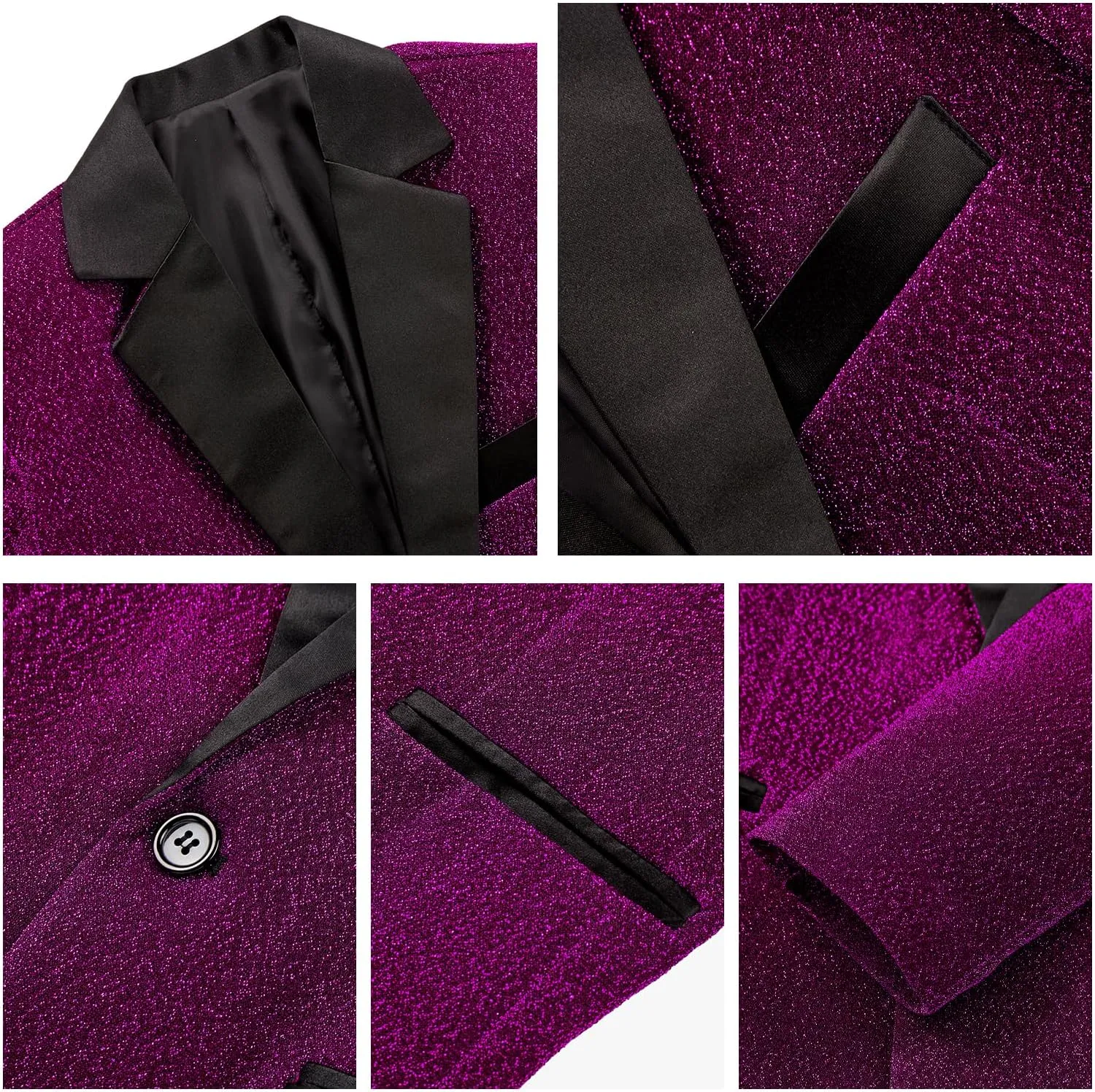Boys Suit Slim Fit Tuxedo Suit for Kids 3 Piece Blazer Jackets Suit for Boy Ring Bearer Outfit