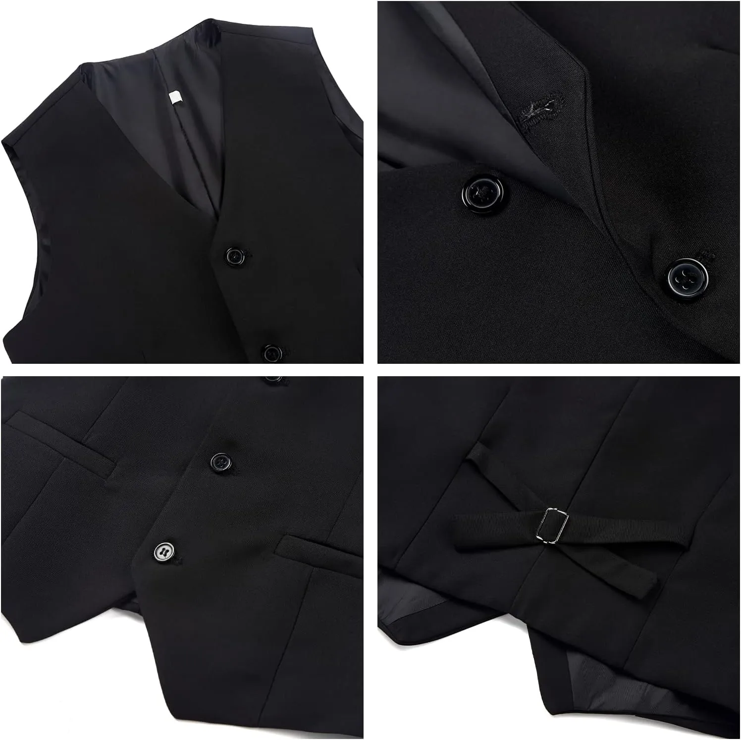 Boys Suit Slim Fit Tuxedo Suit for Kids 3 Piece Blazer Jackets Suit for Boy Ring Bearer Outfit