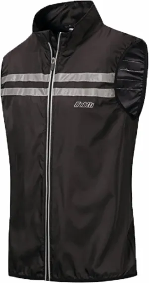 bpbtti Men's Hi-Viz Safety Running Cycling Vest Sleeveless Windbreaker vests- Windproof and Reflective