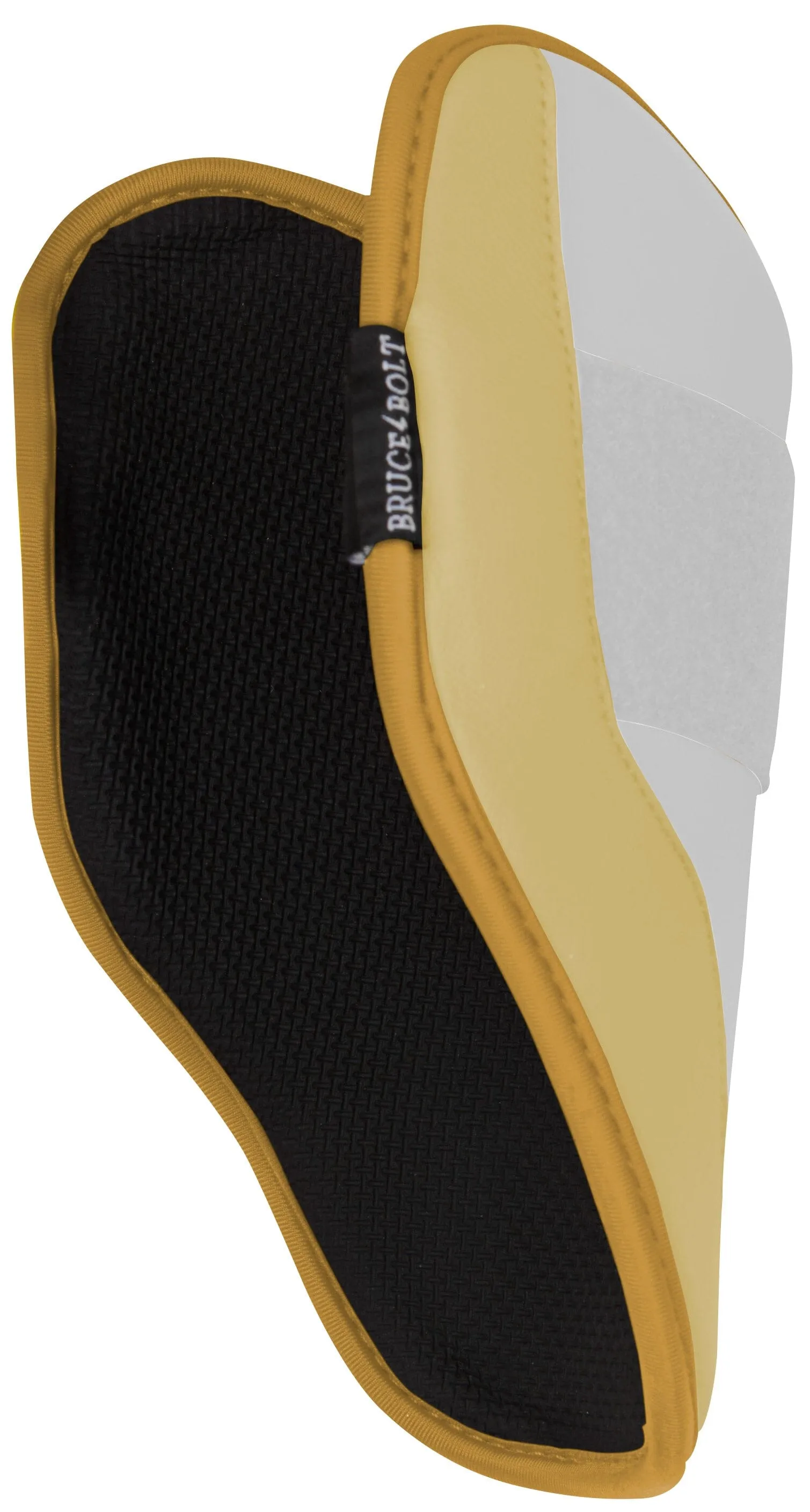 BRUCE BOLT PREMIUM PRO Elbow Guard - GOLD WHITE