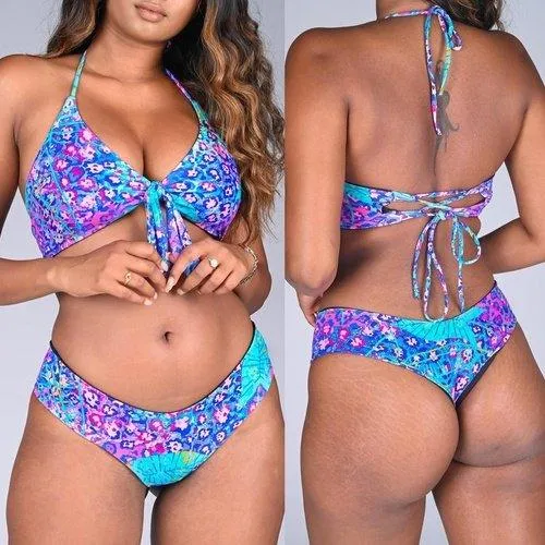 Butterfly Floral Bikini Set