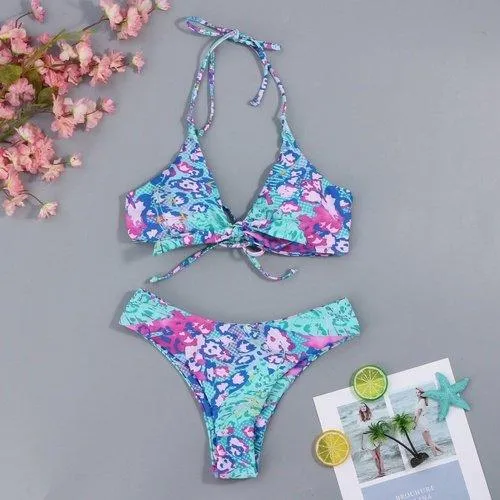 Butterfly Floral Bikini Set