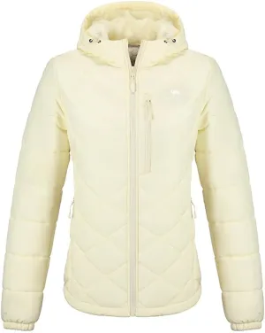 CAMEL CROWN Women's Hooded Puffer Jacket with Heat Reflective Lining Lightweight Winter Coat Warm Jacket