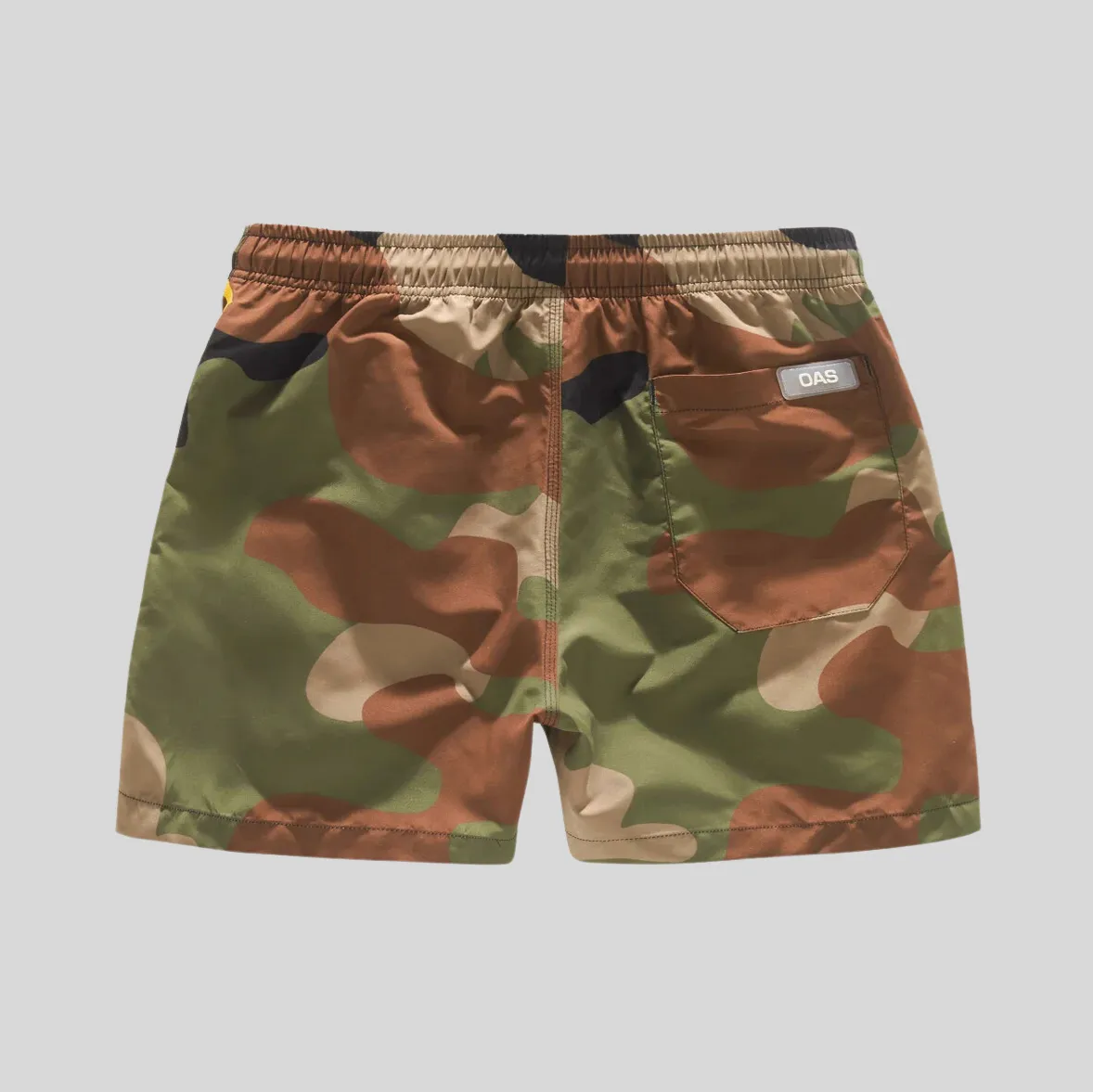 Camo Zig Zag Swim Shorts - Green