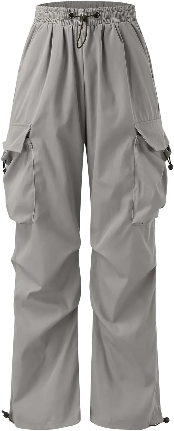 Cargo Pant for Men Casual Work Pant Drawstring Elastic Waist Cotton Stretch Sweatpants with Pockets