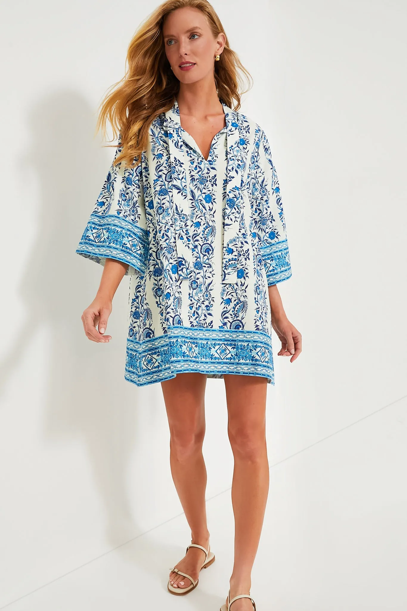 Cerulean Posy Marseille Coverup