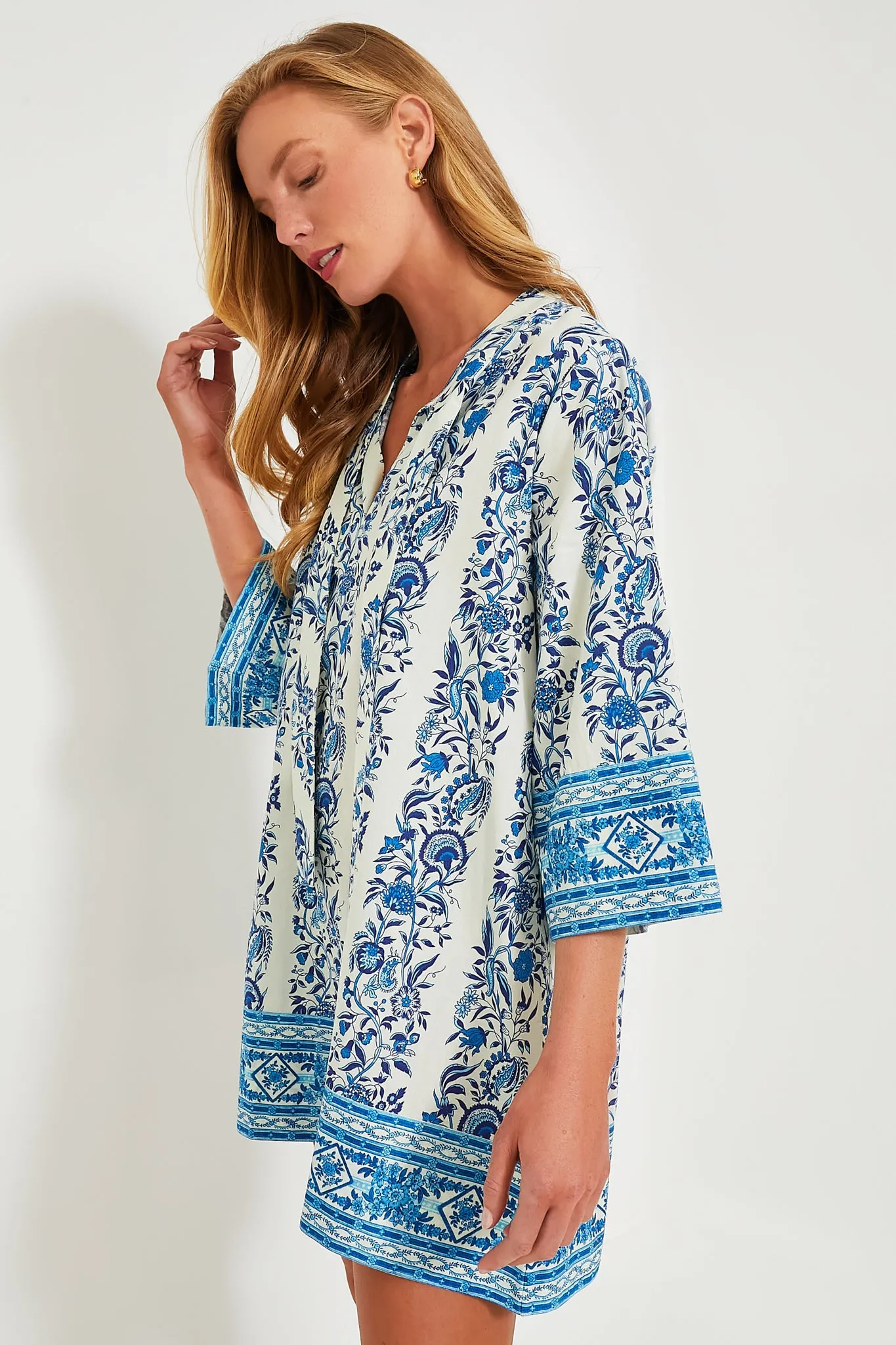 Cerulean Posy Marseille Coverup