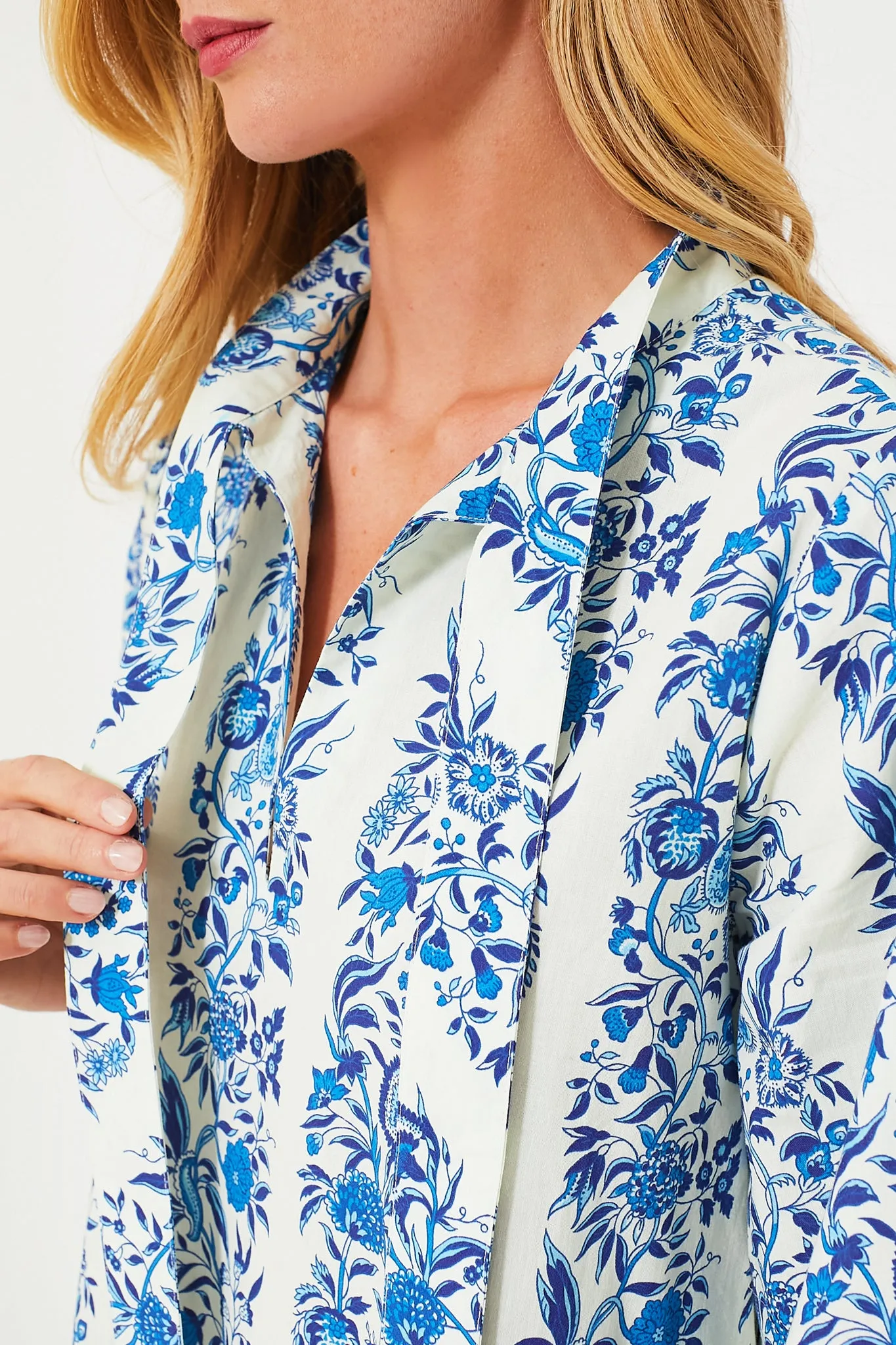 Cerulean Posy Marseille Coverup