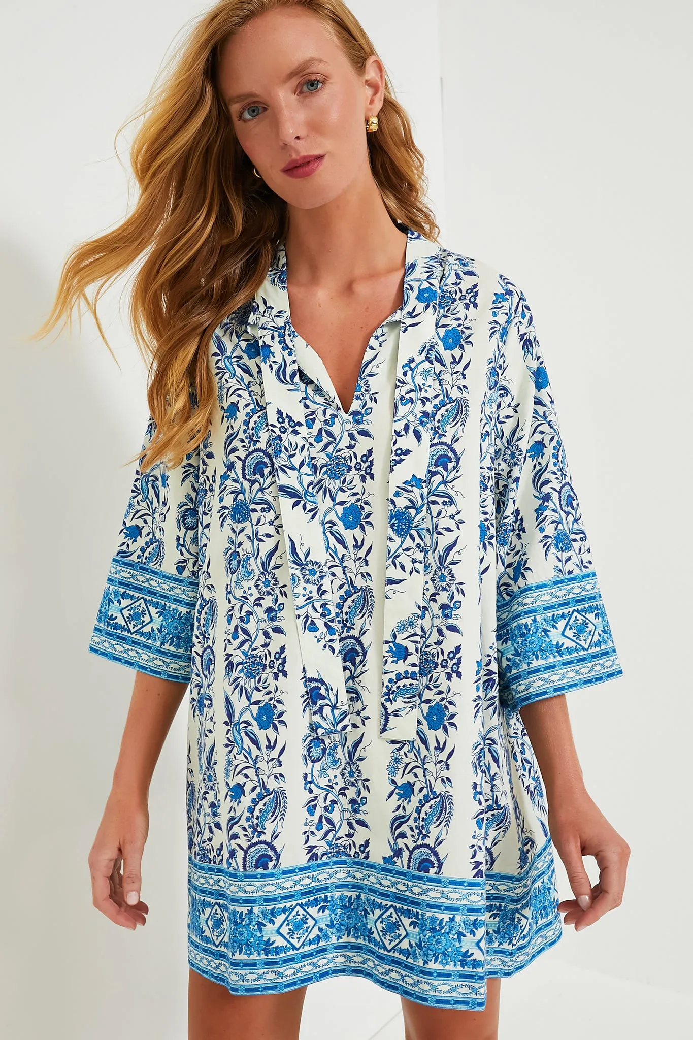Cerulean Posy Marseille Coverup