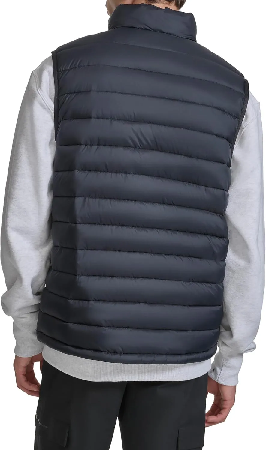 Champion Men's Packable Puffer Vest with Stand Collar
