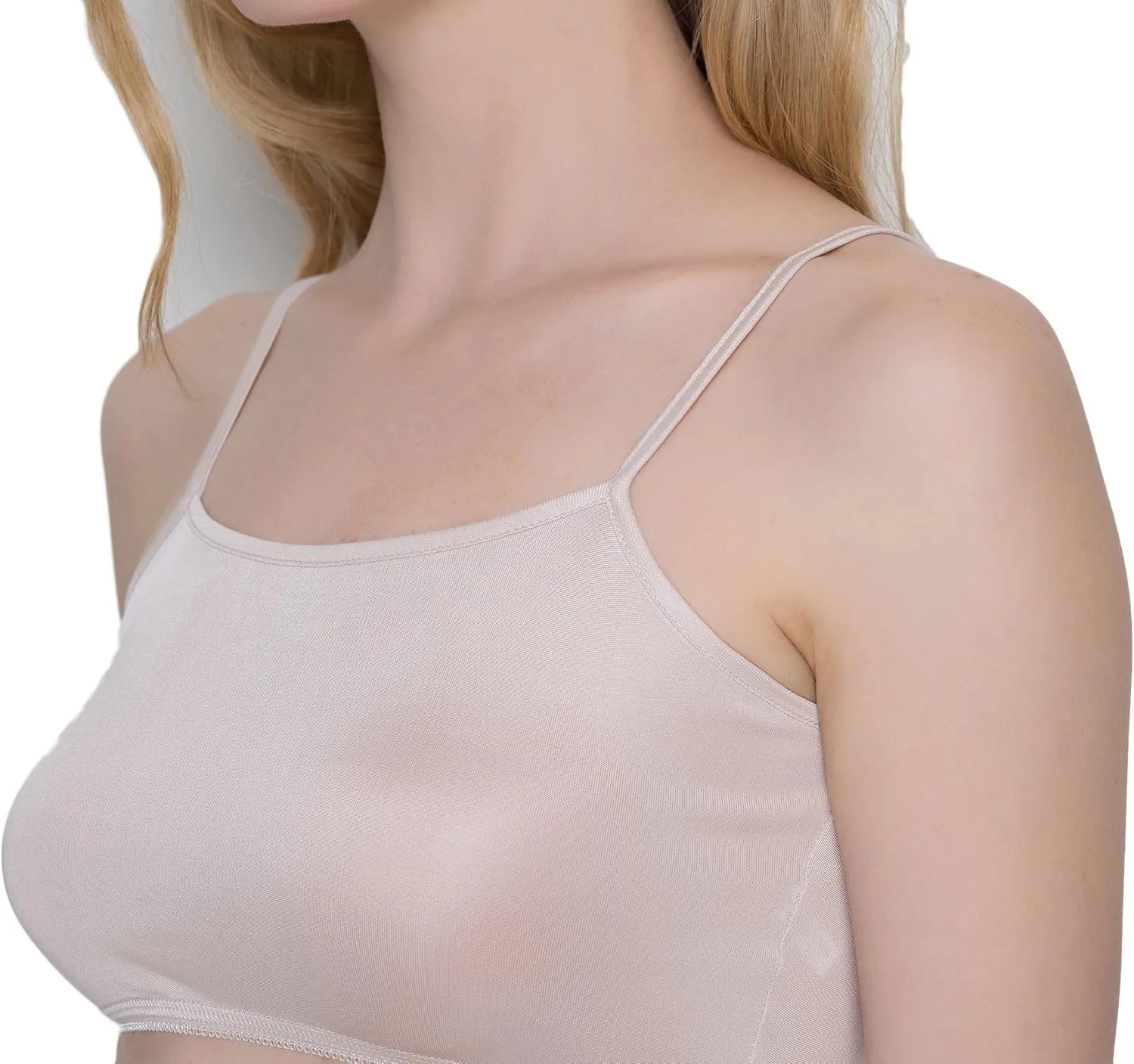CLC Women's Mulberry Silk Half Camisole Non-Padded Tops