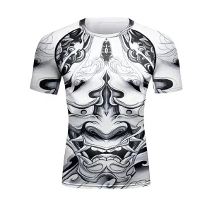 Cody Lundin - Mural Series : Shinigami -  Short Sleeve MMA  / BJJ  Compression Shirt / Rash Guard