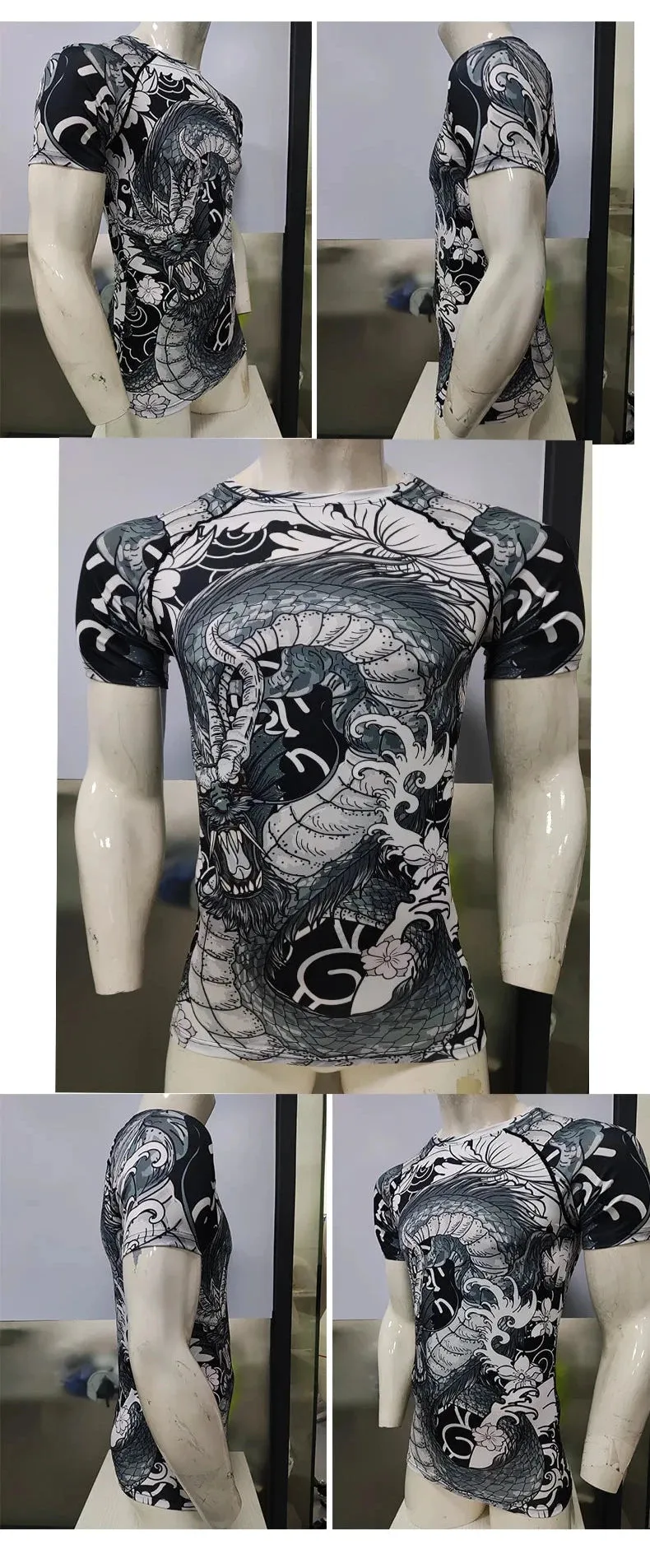 Cody Lundin - Mural Series : Shinry - Short Sleeve MMA / BJJ Compression Shirt / Rash Guard