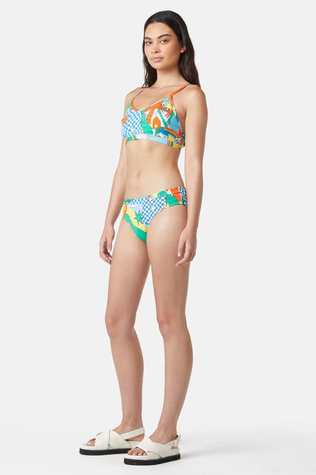 Collage Ladies Bikini Bottom