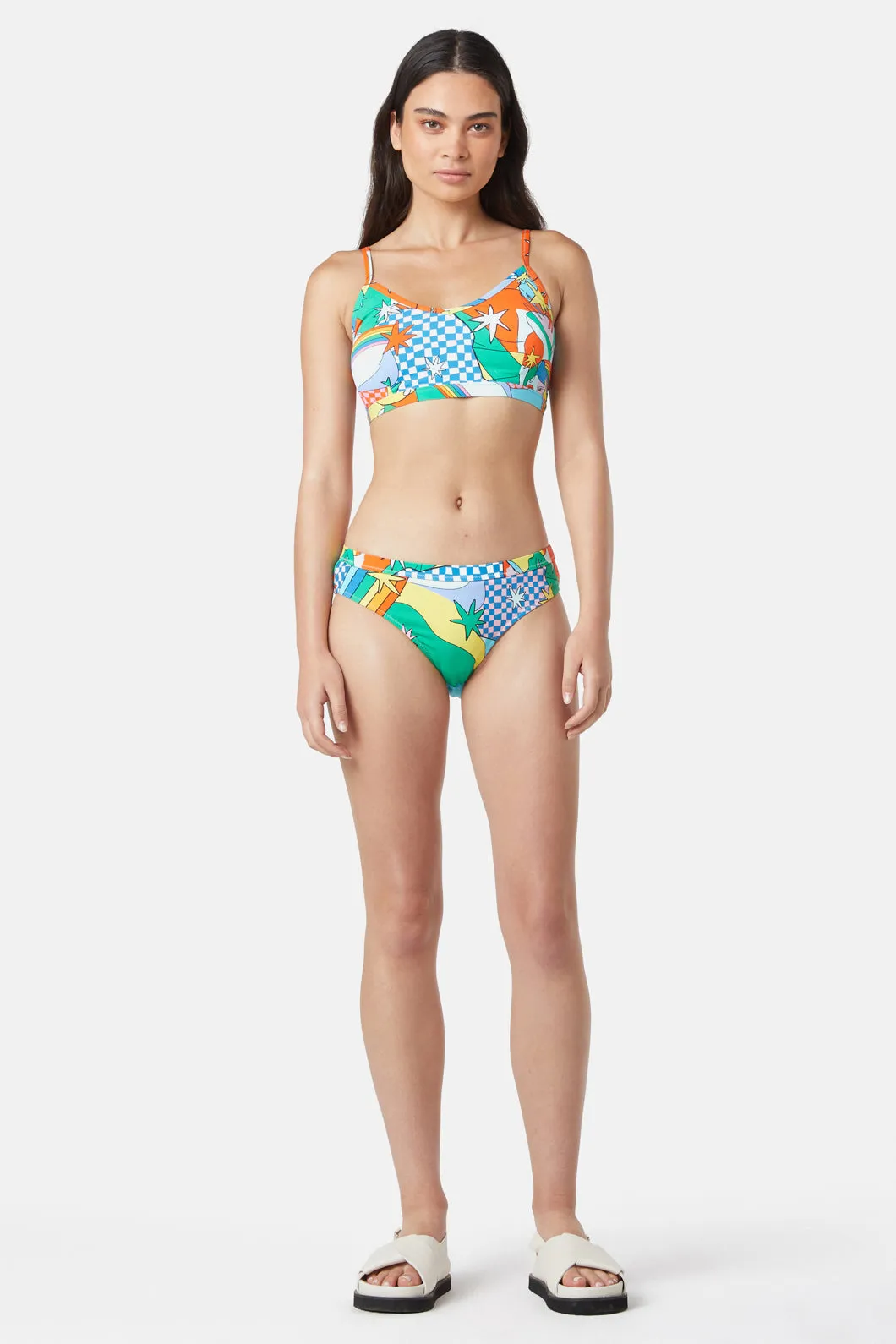 Collage Ladies Bikini Bottom