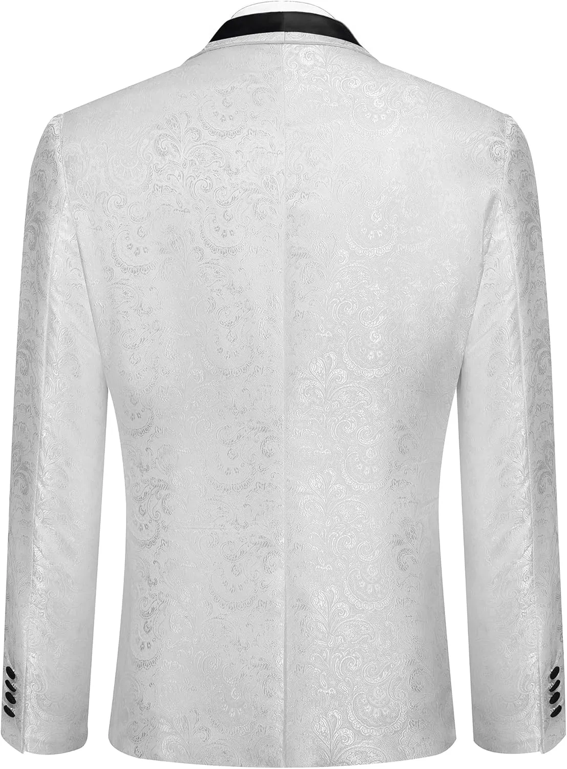 COOFANDY Men's Floral Tuxedo Suit Jacket Slim Fit Dinner Jacket Party Prom Wedding Blazer Jackets