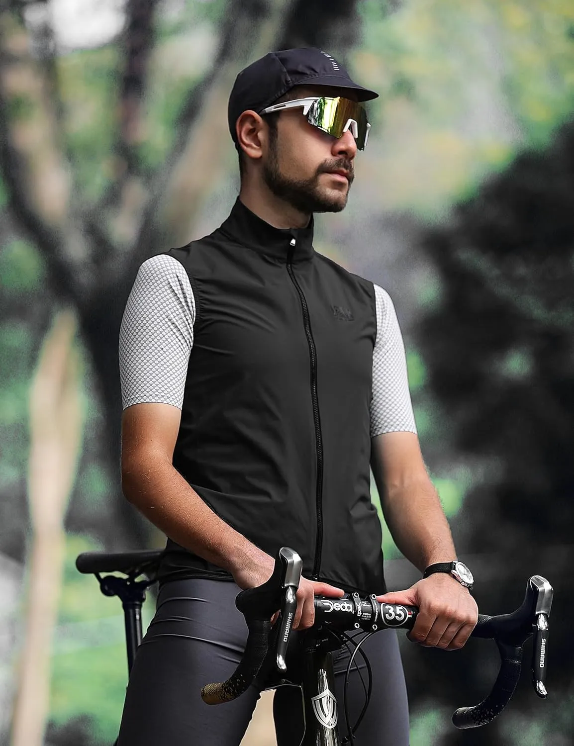 Cycling Jacket for Men Women, Windproof Lightweight Packable Cycling Windbreaker Bicycle Clothing Jacket