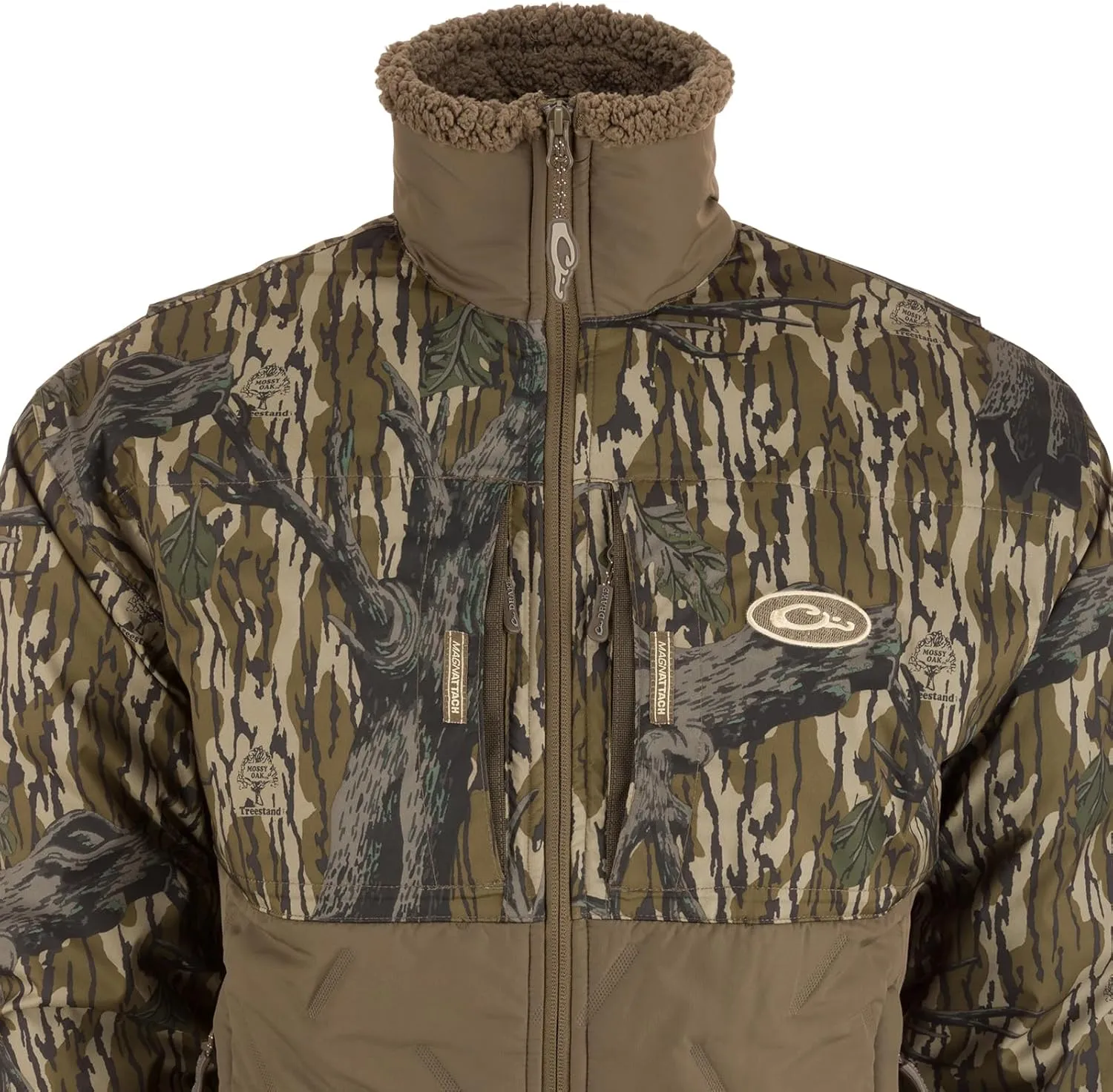 Drake Waterfowl Men's LST Guardian Flex Double Down Eqwader Full Zip Insulated Waterproof Windproof Hunting Jacket