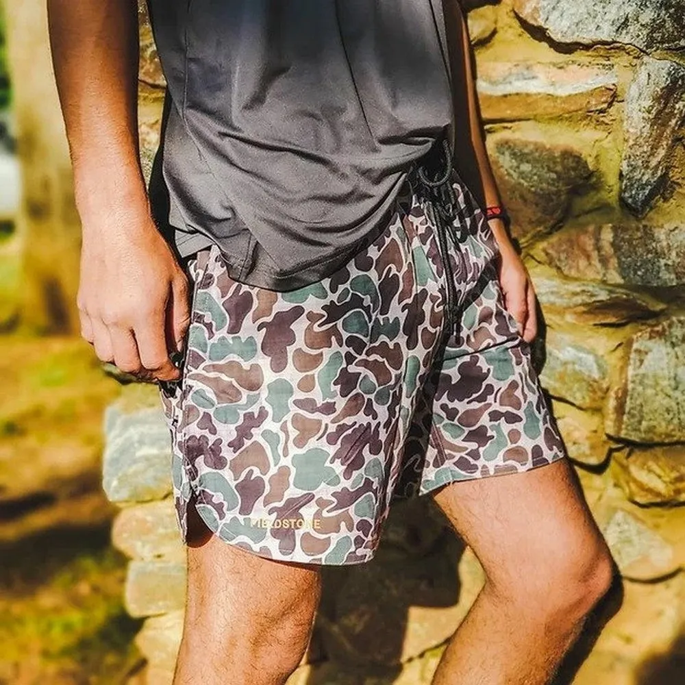 Fieldstone Boys Active Shorts Camo