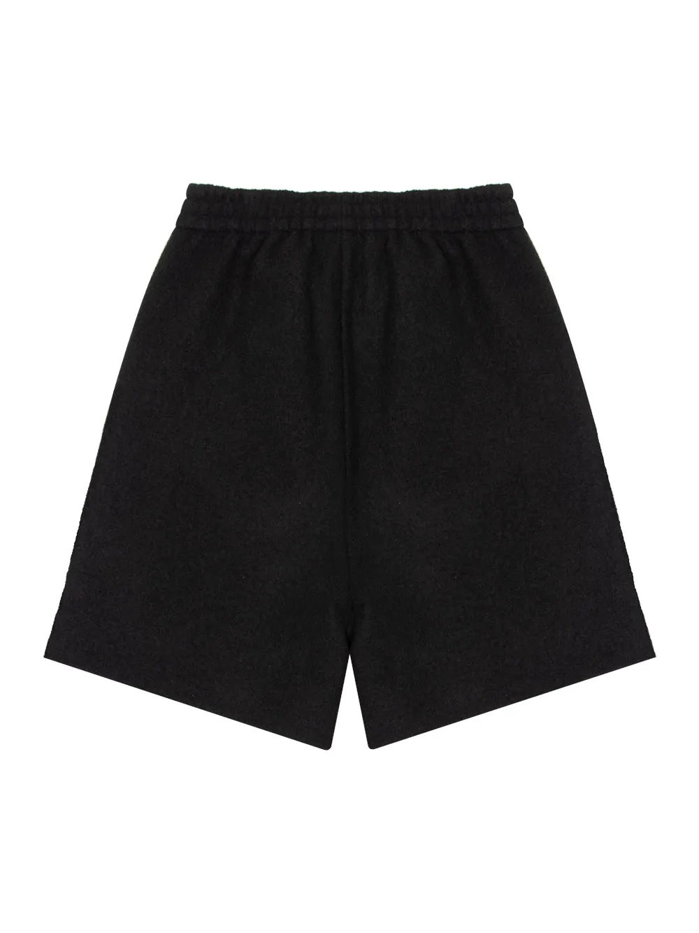Fleece Relaxed Shorts (Black)
