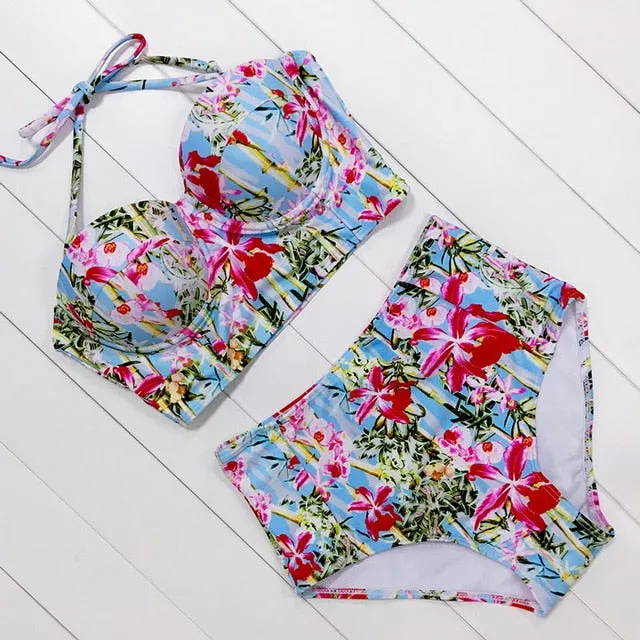 Floral Print Bikini
