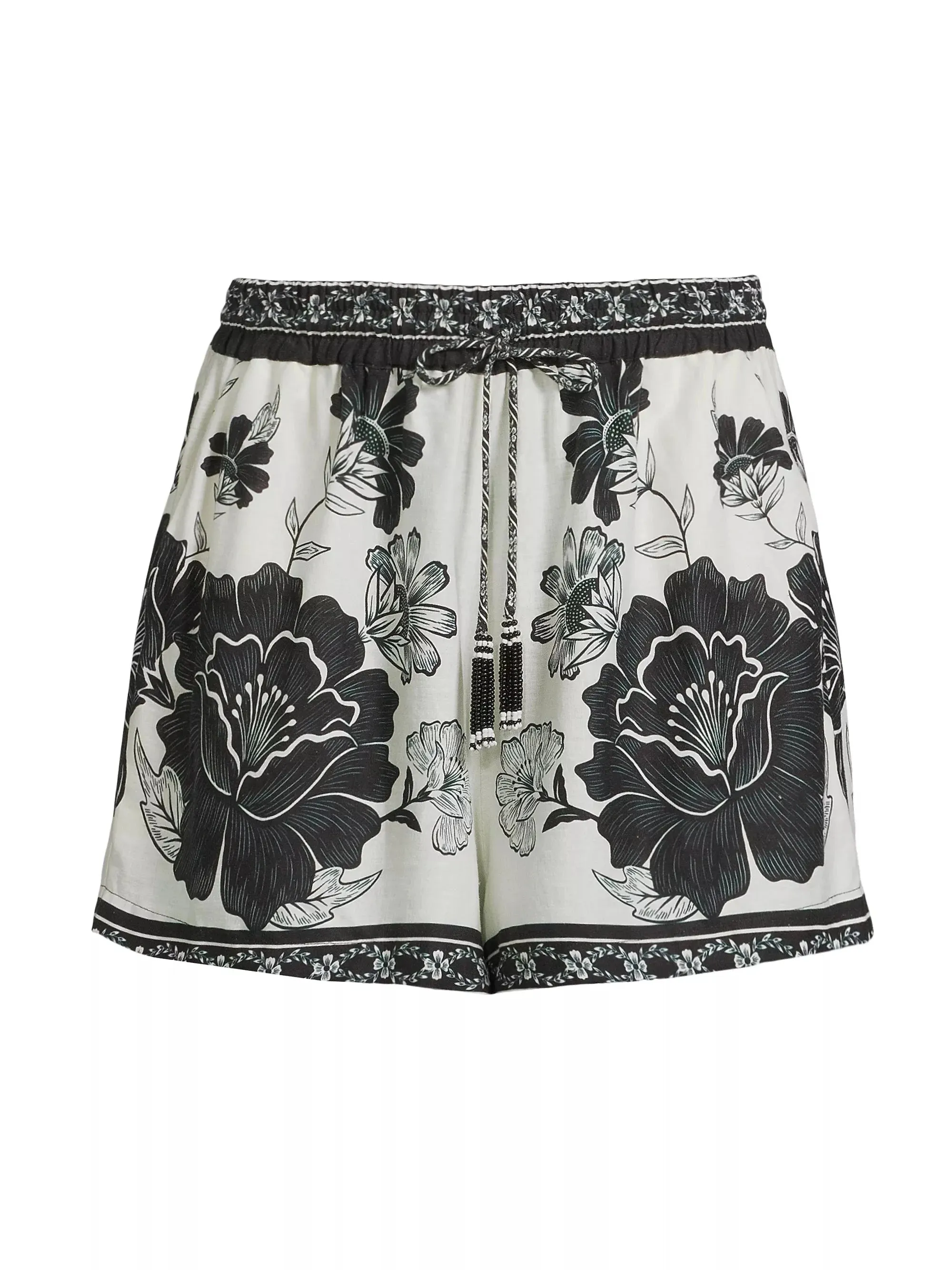 Flower Leopards Short