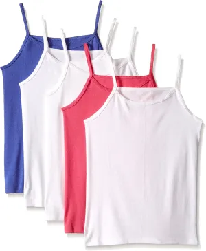 Fruit of the Loom Girls' 5pk Assorted Cami
