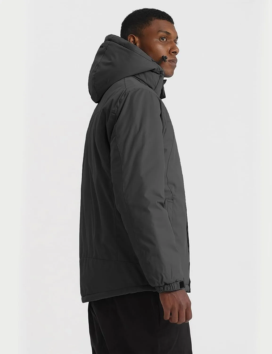 GEMYSE Men's Ski Snow Jacket Warm Winter Waterproof Coat Snowboard Rain Jacket Hooded Windproof Windbreaker